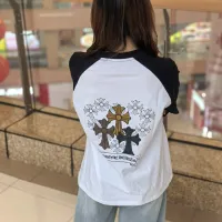 Cheap Chrome Hearts T-Shirts Long Sleeved For Unisex #1430821 Replica Wholesale [$38.00 USD] [ITEM#1430821] on Replica Chrome Hearts T-Shirts