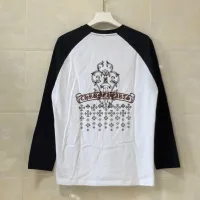 Cheap Chrome Hearts T-Shirts Long Sleeved For Unisex #1430822 Replica Wholesale [$38.00 USD] [ITEM#1430822] on Replica Chrome Hearts T-Shirts