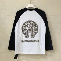 Cheap Chrome Hearts T-Shirts Long Sleeved For Unisex #1430823 Replica Wholesale [$38.00 USD] [ITEM#1430823] on Replica Chrome Hearts T-Shirts
