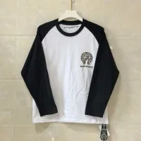 Cheap Chrome Hearts T-Shirts Long Sleeved For Unisex #1430823 Replica Wholesale [$38.00 USD] [ITEM#1430823] on Replica Chrome Hearts T-Shirts