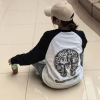 Cheap Chrome Hearts T-Shirts Long Sleeved For Unisex #1430823 Replica Wholesale [$38.00 USD] [ITEM#1430823] on Replica Chrome Hearts T-Shirts