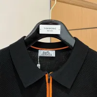 Cheap Hermes T-Shirts Short Sleeved For Men #1430842 Replica Wholesale [$56.00 USD] [ITEM#1430842] on Replica Hermes T-Shirts