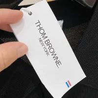 Cheap Thom Browne TB T-Shirts Short Sleeved For Men #1430850 Replica Wholesale [$56.00 USD] [ITEM#1430850] on Replica Thom Browne TB T-Shirts