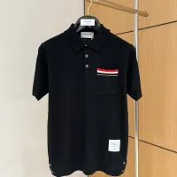 Cheap Thom Browne TB T-Shirts Short Sleeved For Men #1430856 Replica Wholesale [$56.00 USD] [ITEM#1430856] on Replica Thom Browne TB T-Shirts