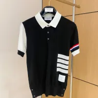 Cheap Thom Browne TB T-Shirts Short Sleeved For Men #1430868 Replica Wholesale [$56.00 USD] [ITEM#1430868] on Replica Thom Browne TB T-Shirts
