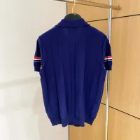 Cheap Thom Browne TB T-Shirts Short Sleeved For Men #1430870 Replica Wholesale [$56.00 USD] [ITEM#1430870] on Replica Thom Browne TB T-Shirts