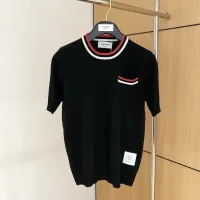 Cheap Thom Browne TB T-Shirts Short Sleeved For Men #1430882 Replica Wholesale [$52.00 USD] [ITEM#1430882] on Replica Thom Browne TB T-Shirts