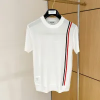 Cheap Thom Browne TB T-Shirts Short Sleeved For Men #1430883 Replica Wholesale [$52.00 USD] [ITEM#1430883] on Replica Thom Browne TB T-Shirts