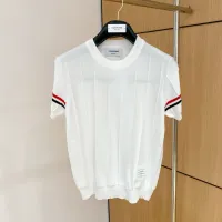 Cheap Thom Browne TB T-Shirts Short Sleeved For Men #1430885 Replica Wholesale [$52.00 USD] [ITEM#1430885] on Replica Thom Browne TB T-Shirts