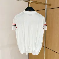 Cheap Thom Browne TB T-Shirts Short Sleeved For Men #1430885 Replica Wholesale [$52.00 USD] [ITEM#1430885] on Replica Thom Browne TB T-Shirts