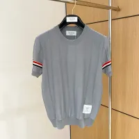 Cheap Thom Browne TB T-Shirts Short Sleeved For Men #1430887 Replica Wholesale [$52.00 USD] [ITEM#1430887] on Replica Thom Browne TB T-Shirts