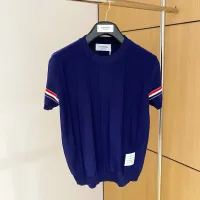 Cheap Thom Browne TB T-Shirts Short Sleeved For Men #1430888 Replica Wholesale [$52.00 USD] [ITEM#1430888] on Replica Thom Browne TB T-Shirts