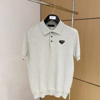 Cheap Prada T-Shirts Short Sleeved For Men #1430942 Replica Wholesale [$56.00 USD] [ITEM#1430942] on Replica Prada T-Shirts