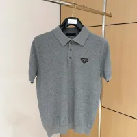Cheap Prada T-Shirts Short Sleeved For Men #1430943 Replica Wholesale [$56.00 USD] [ITEM#1430943] on Replica Prada T-Shirts