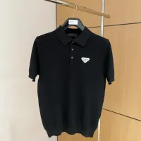 Cheap Prada T-Shirts Short Sleeved For Men #1430944 Replica Wholesale [$56.00 USD] [ITEM#1430944] on Replica Prada T-Shirts