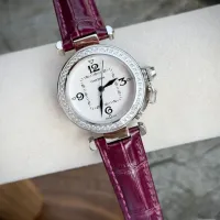 Cheap Cartier AAA Quality Watches For Women #1430945 Replica Wholesale [$125.00 USD] [ITEM#1430945] on Replica Cartier AAA Quality Watches