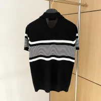 Cheap Prada T-Shirts Short Sleeved For Men #1430960 Replica Wholesale [$56.00 USD] [ITEM#1430960] on Replica Prada T-Shirts