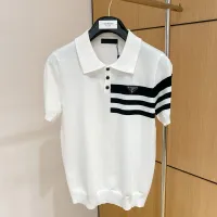 Cheap Prada T-Shirts Short Sleeved For Men #1430961 Replica Wholesale [$56.00 USD] [ITEM#1430961] on Replica Prada T-Shirts