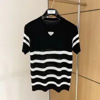 Cheap Prada T-Shirts Short Sleeved For Men #1430966 Replica Wholesale [$52.00 USD] [ITEM#1430966] on Replica Prada T-Shirts