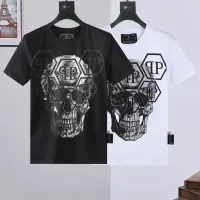 Cheap Philipp Plein PP T-Shirts Short Sleeved For Men #1431064 Replica Wholesale [$27.00 USD] [ITEM#1431064] on Replica Philipp Plein PP T-Shirts