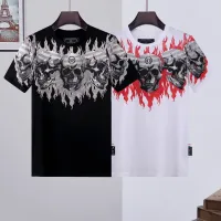 Cheap Philipp Plein PP T-Shirts Short Sleeved For Men #1431080 Replica Wholesale [$27.00 USD] [ITEM#1431080] on Replica Philipp Plein PP T-Shirts