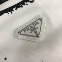 Cheap Prada T-Shirts Short Sleeved For Unisex #1431116 Replica Wholesale [$34.00 USD] [ITEM#1431116] on Replica Prada T-Shirts
