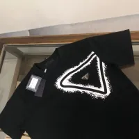 Cheap Prada T-Shirts Short Sleeved For Unisex #1431117 Replica Wholesale [$34.00 USD] [ITEM#1431117] on Replica Prada T-Shirts