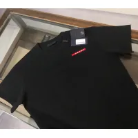 Cheap Prada T-Shirts Short Sleeved For Unisex #1431120 Replica Wholesale [$34.00 USD] [ITEM#1431120] on Replica Prada T-Shirts