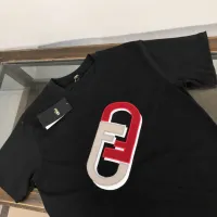 Cheap Fendi T-Shirts Short Sleeved For Unisex #1431141 Replica Wholesale [$34.00 USD] [ITEM#1431141] on Replica Fendi T-Shirts