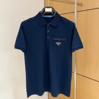 Cheap Prada T-Shirts Short Sleeved For Men #1431397 Replica Wholesale [$48.00 USD] [ITEM#1431397] on Replica Prada T-Shirts
