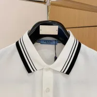 Cheap Prada T-Shirts Short Sleeved For Men #1431399 Replica Wholesale [$48.00 USD] [ITEM#1431399] on Replica Prada T-Shirts