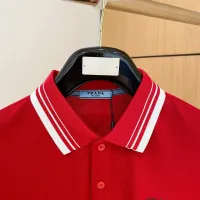 Cheap Prada T-Shirts Short Sleeved For Men #1431401 Replica Wholesale [$48.00 USD] [ITEM#1431401] on Replica Prada T-Shirts