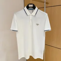 Cheap Prada T-Shirts Short Sleeved For Men #1431403 Replica Wholesale [$48.00 USD] [ITEM#1431403] on Replica Prada T-Shirts