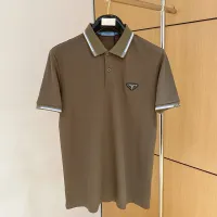 Cheap Prada T-Shirts Short Sleeved For Men #1431404 Replica Wholesale [$48.00 USD] [ITEM#1431404] on Replica Prada T-Shirts