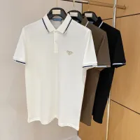 Cheap Prada T-Shirts Short Sleeved For Men #1431404 Replica Wholesale [$48.00 USD] [ITEM#1431404] on Replica Prada T-Shirts