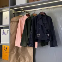 Cheap Burberry Trench Coat Long Sleeved For Women #1431448 Replica Wholesale [$132.00 USD] [ITEM#1431448] on Replica Burberry Trench Coat