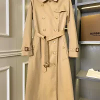 Cheap Burberry Trench Coat Long Sleeved For Women #1431453 Replica Wholesale [$162.00 USD] [ITEM#1431453] on Replica Burberry Trench Coat