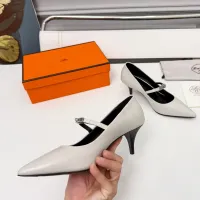 Cheap Hermes High-Heeled Shoes For Women #1431678 Replica Wholesale [$98.00 USD] [ITEM#1431678] on Replica Hermes High-Heeled Shoes