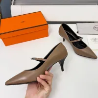Cheap Hermes High-Heeled Shoes For Women #1431679 Replica Wholesale [$98.00 USD] [ITEM#1431679] on Replica Hermes High-Heeled Shoes