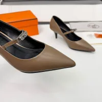 Cheap Hermes High-Heeled Shoes For Women #1431679 Replica Wholesale [$98.00 USD] [ITEM#1431679] on Replica Hermes High-Heeled Shoes