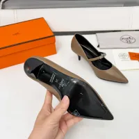 Cheap Hermes High-Heeled Shoes For Women #1431679 Replica Wholesale [$98.00 USD] [ITEM#1431679] on Replica Hermes High-Heeled Shoes