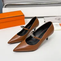 Cheap Hermes High-Heeled Shoes For Women #1431680 Replica Wholesale [$98.00 USD] [ITEM#1431680] on Replica Hermes High-Heeled Shoes