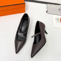 Cheap Hermes High-Heeled Shoes For Women #1431681 Replica Wholesale [$98.00 USD] [ITEM#1431681] on Replica Hermes High-Heeled Shoes