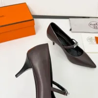 Cheap Hermes High-Heeled Shoes For Women #1431681 Replica Wholesale [$98.00 USD] [ITEM#1431681] on Replica Hermes High-Heeled Shoes