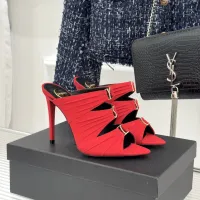 Cheap Yves Saint Laurent YSL Slippers For Women #1431729 Replica Wholesale [$115.00 USD] [ITEM#1431729] on Replica Yves Saint Laurent YSL Slippers