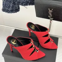 Cheap Yves Saint Laurent YSL Slippers For Women #1431729 Replica Wholesale [$115.00 USD] [ITEM#1431729] on Replica Yves Saint Laurent YSL Slippers