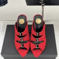 Cheap Yves Saint Laurent YSL Slippers For Women #1431729 Replica Wholesale [$115.00 USD] [ITEM#1431729] on Replica Yves Saint Laurent YSL Slippers