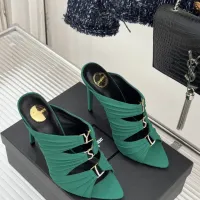 Cheap Yves Saint Laurent YSL Slippers For Women #1431730 Replica Wholesale [$115.00 USD] [ITEM#1431730] on Replica Yves Saint Laurent YSL Slippers