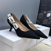 Cheap Christian Dior High-Heeled Shoes For Women #1431792 Replica Wholesale [$88.00 USD] [ITEM#1431792] on Replica Christian Dior High-Heeled Shoes