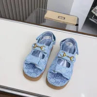 Cheap Gucci Sandal For Women #1431802 Replica Wholesale [$85.00 USD] [ITEM#1431802] on Replica Gucci Sandal